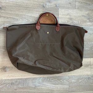 Longchamp XL Travel Bag - Chocolate